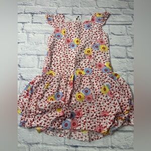 Vintage Matilda Jane 435 Pink and White Floral Cotton Dress. Size 10